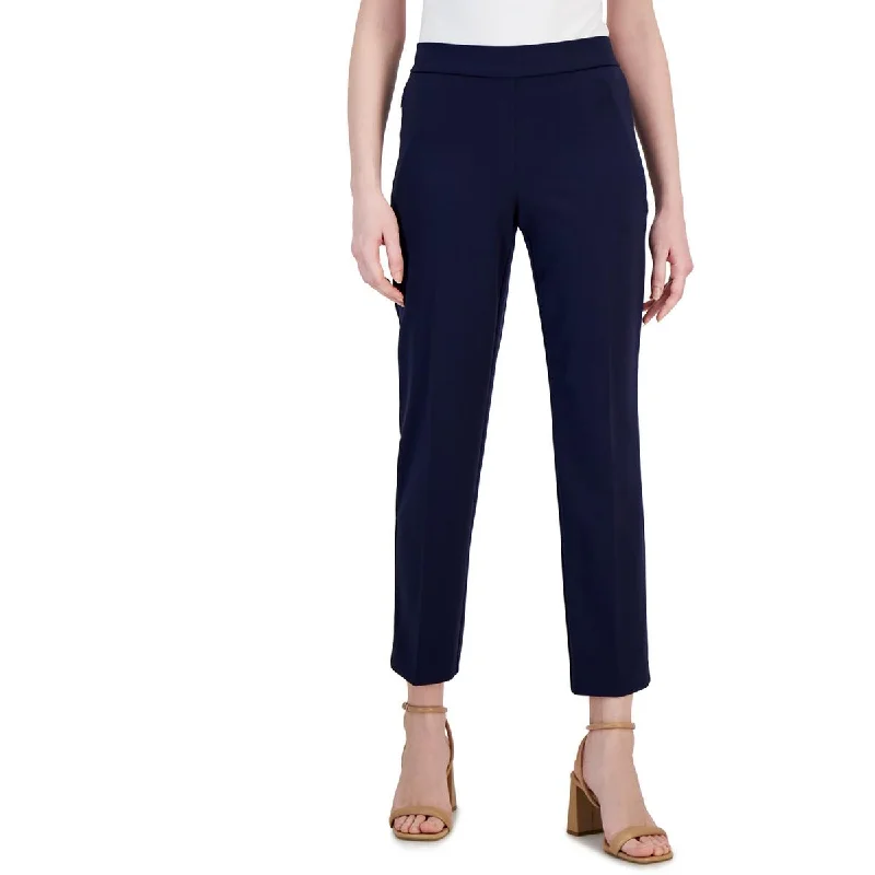 Fashion And Simplicity Womens High Rise Solid Ankle Pants