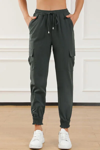 Celebrity Must-have Drawstring High Waist Joggers With Pockets