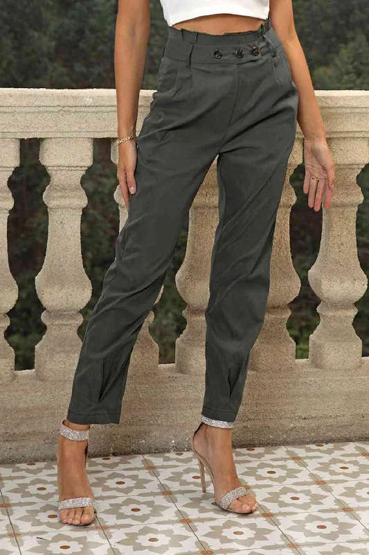 Artistic Temperament High Waist Cropped Pants