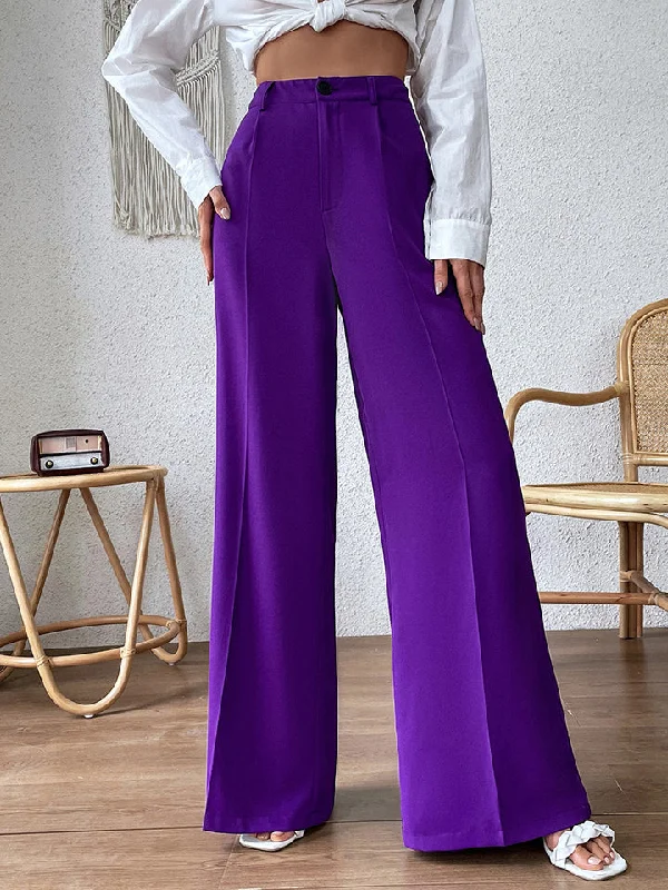 Comfortable Fashion High Waist Wide Leg Pants