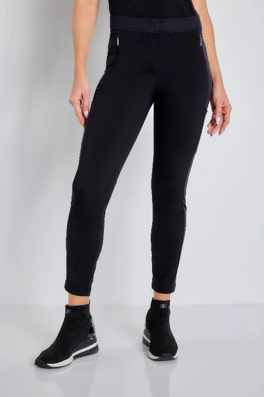 Renaissance Style Ipant Hybrid Zip Front Slim Fit Pant
