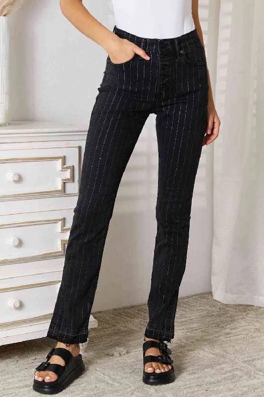 New Season Series Kancan Striped Pants with Pockets
