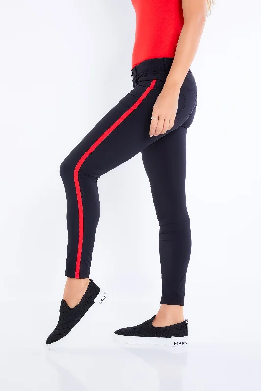 Sports Tights Luisa Stripe Skinny Jean Lightweight Pant