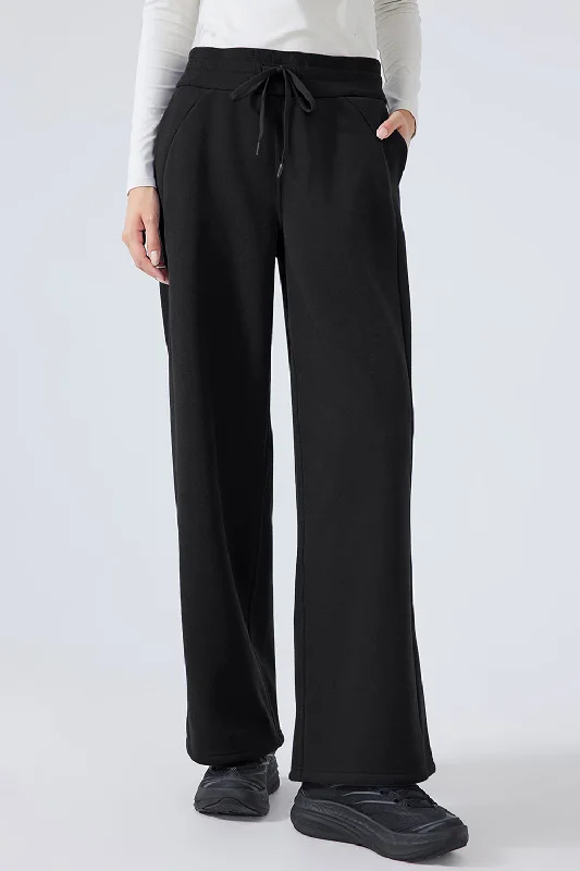 Modern City Drawstring Wide Leg Pants