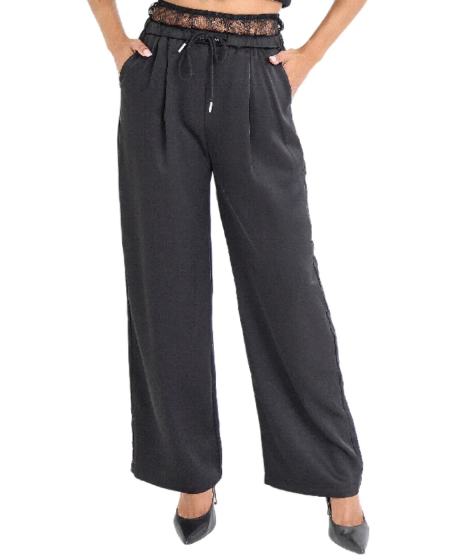 End Of The Year Pants w/ Lace Trim