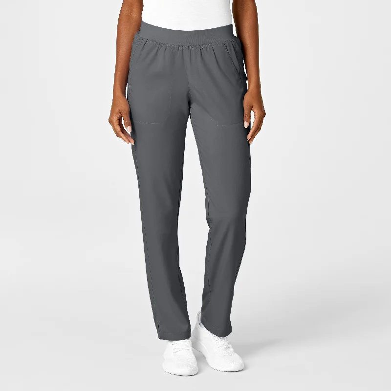 Personality Publicity PRO Women's Knit Waist Cargo Scrub Pant - Pewter