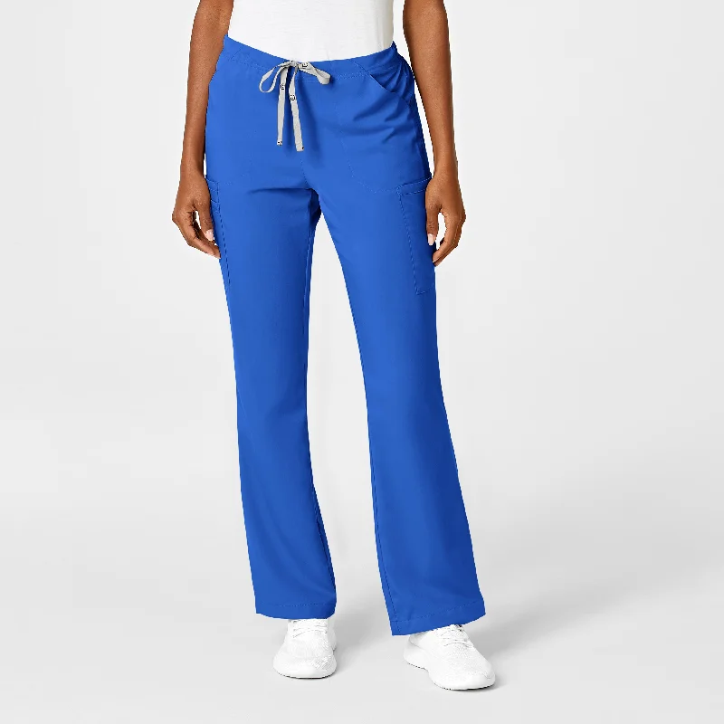 Sweet breath PRO Women's Moderate Flare Leg Scrub Pant - Royal
