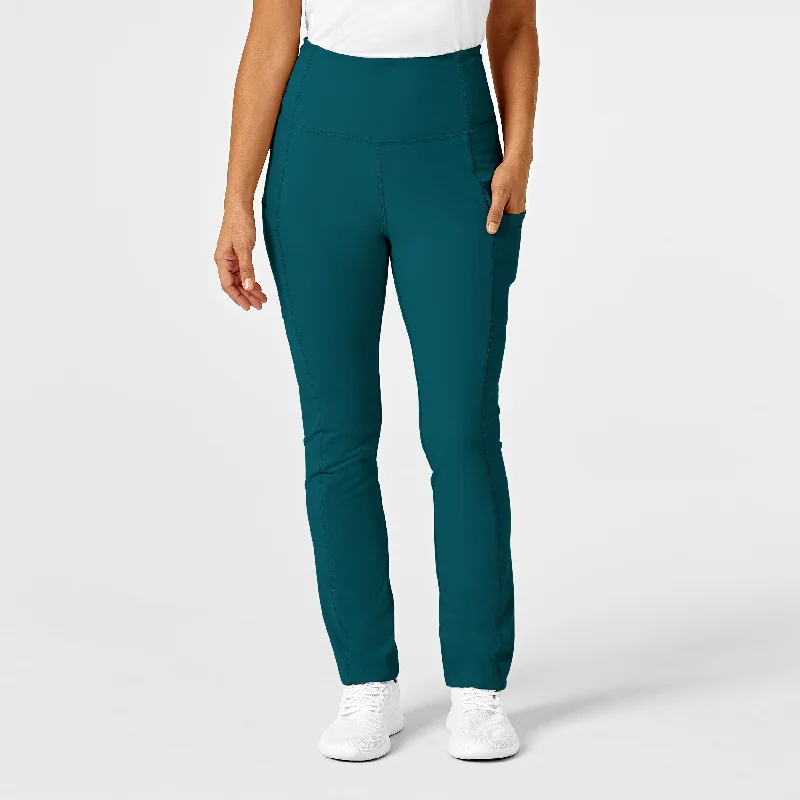 Autumn Selection RENEW Women's Straight Leg Yoga Pant - Caribbean