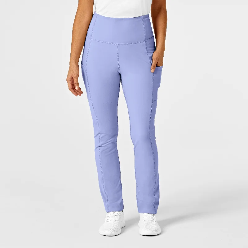 Elegant And Charming RENEW Women's Straight Leg Yoga Pant - Ceil Blue