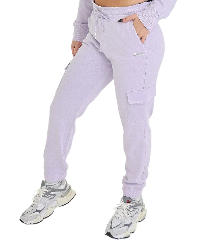 Stand-up collar design Studded Logo Cargo Jogger