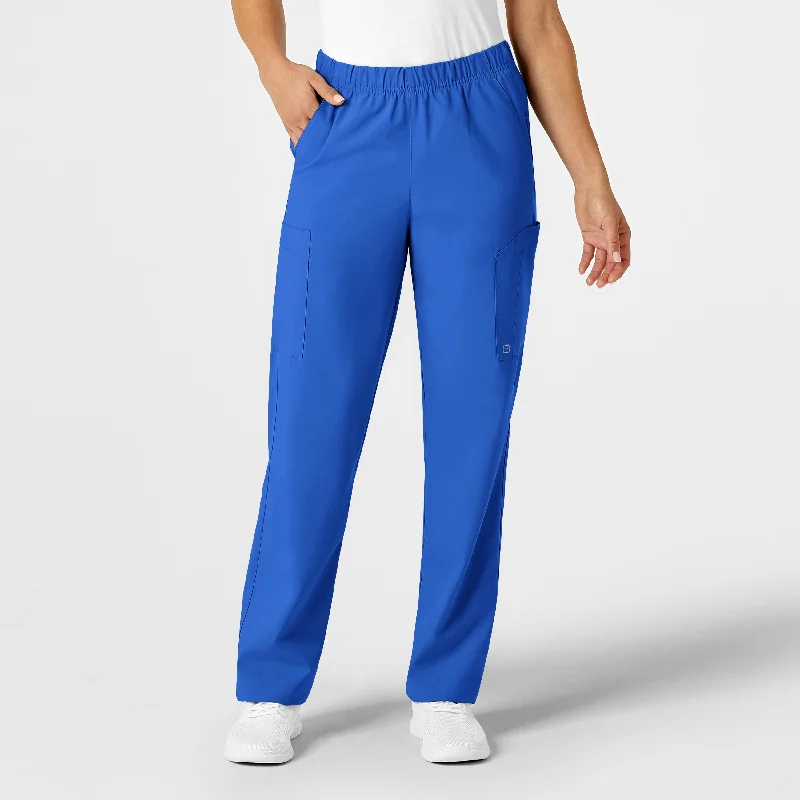 High-quality Design W123 Unisex Multi-Cargo Scrub Pant - Royal