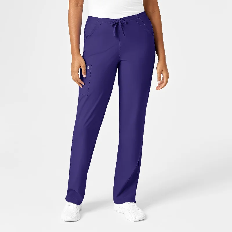 Fashion Must-have W123 Women's Drawstring Scrub Pant - Grape