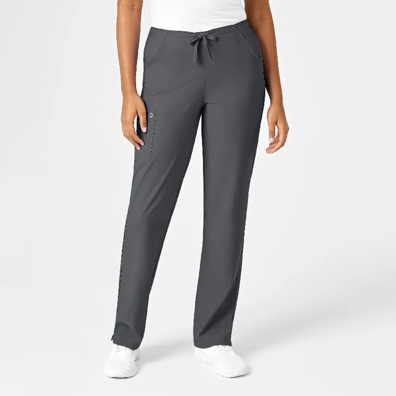 Casual Wear W123 Women's Drawstring Scrub Pant - Pewter